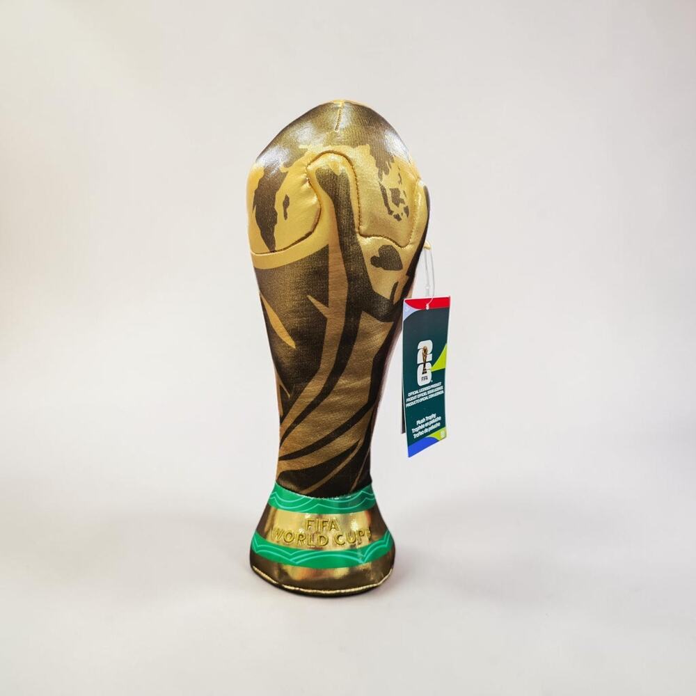 Jazwares FIFA World Cup 2026 Metallic Gold Plush Trophy Official Licensed NWT